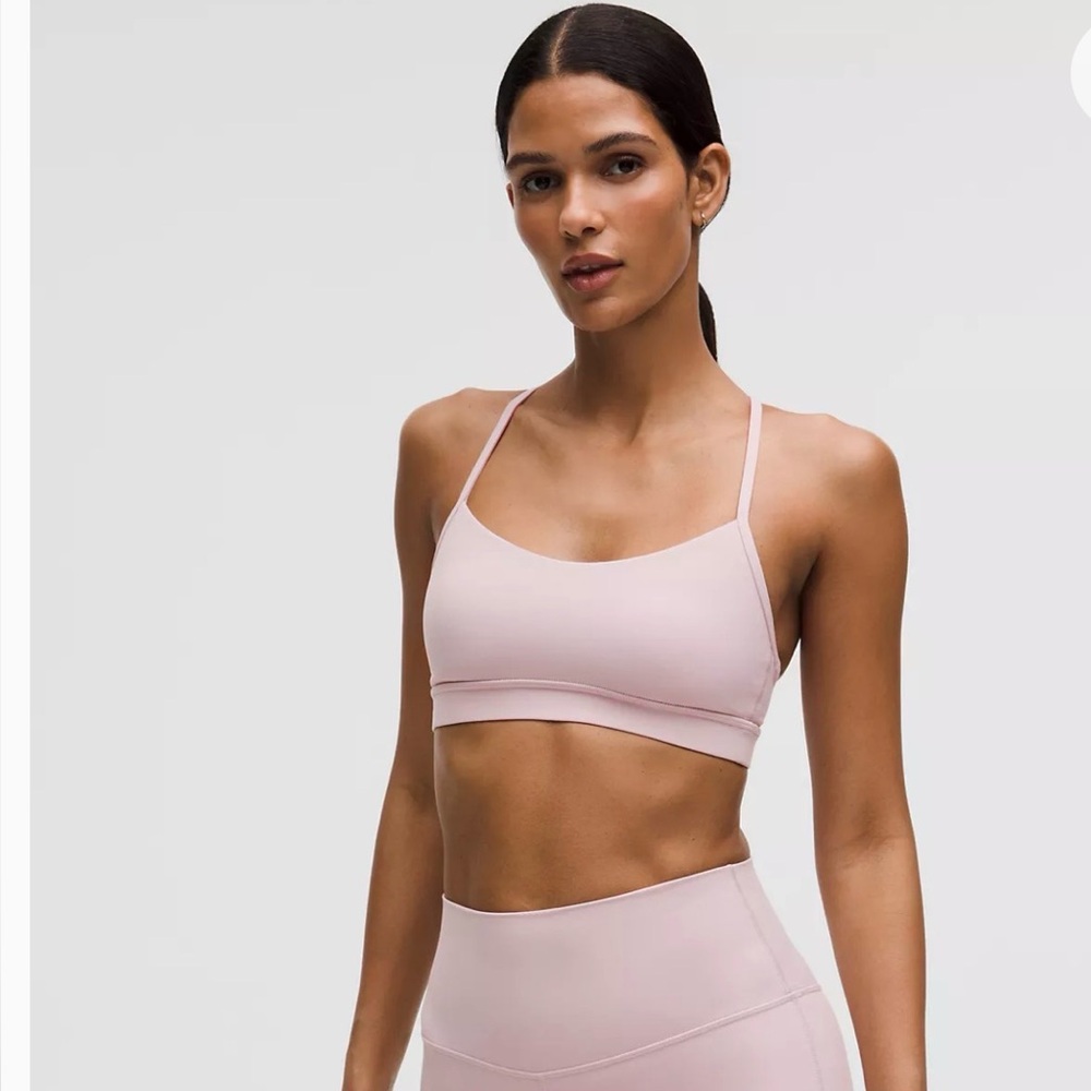 Lululemon Athletica Light Pink Sports Bra